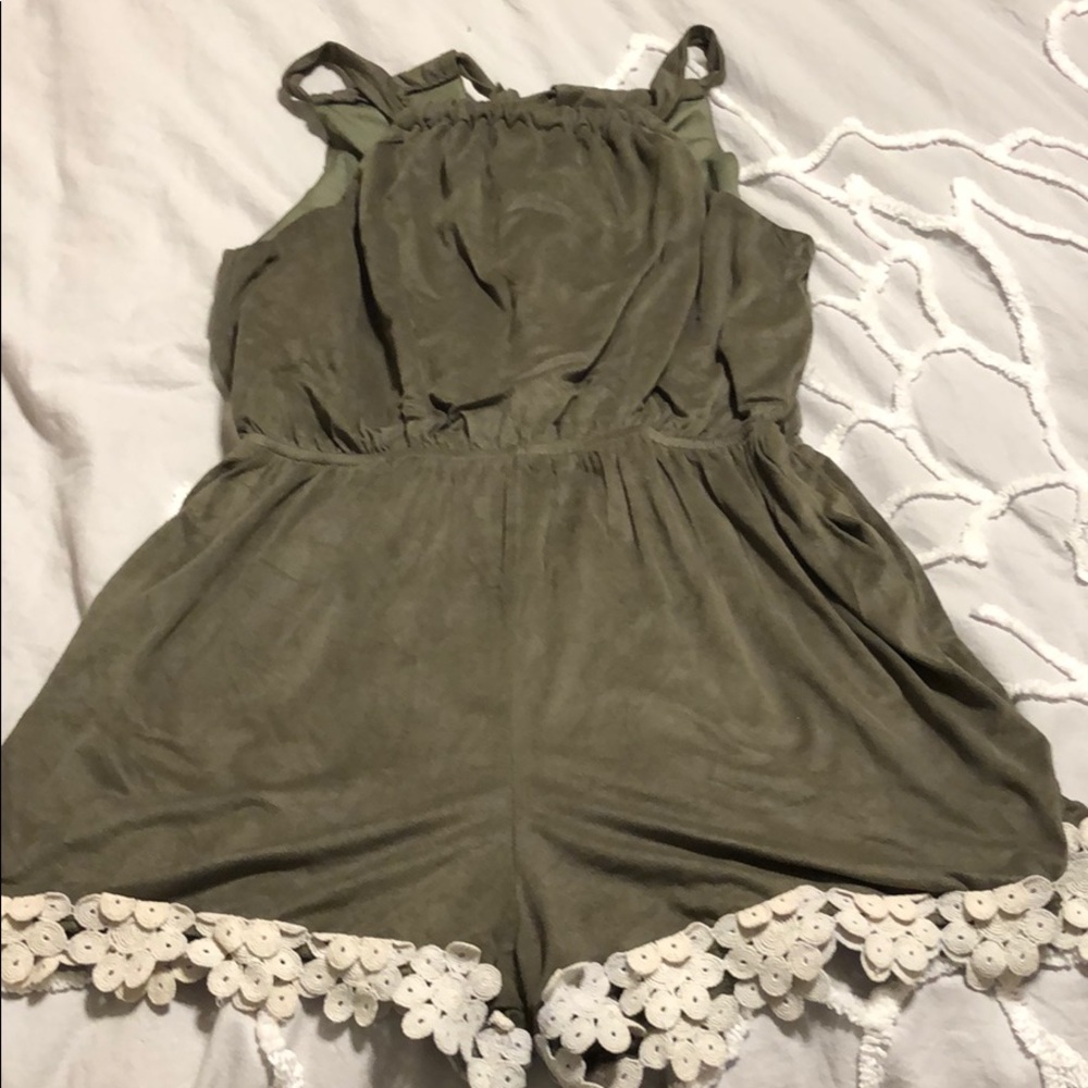 green romper